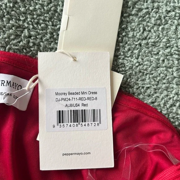 Peppermayo Red Strapless Dress - Picture 9 of 9